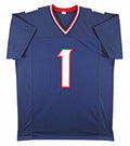 Stefon Diggs Signed Jersey (Beckett) Houston Texans