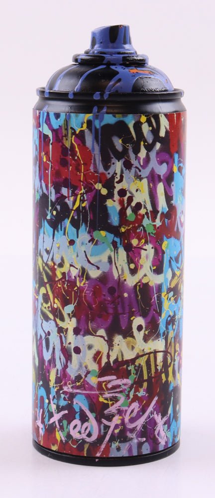 Tadas Zaicikas (TedyZet) 2023 "CAN_Love is Power #4A" Spray Paint Can Original Art Piece (Zaicikas)