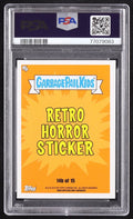Tim Curry Signed 2018 Topps Garbage Pail Kids Oh The Horror-ible! #RH14b Lars of Darkness (PSA 9 | Auto 10)
