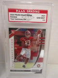 Tua Tagovailoa 2020 Prizm Draft Picks Rookie #101 (PAAS 9.5)