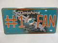 Tua Tagovailoa Dolphins Signed License Plate (PAAS COA)