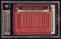 Wade Boggs Signed 2005 Topps Fan Favorites #125 (BGS)