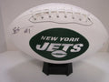 Sauce Gardner Jets Signed Logo Football (PAAS COA)