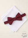 Alfani Mens Dot Pre-Tied Bow Tie and Solid Pocket Square Set, Size OS