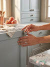 GlideRite 10-Pack 1-1/8 in. Weathered Nickel Square Cabinet Knobs