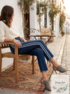 Style & Co Cropped Varsity-Stripe Jeans, Size 12