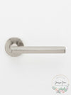 Emtek Brass Helios Lever, Satin Nickel