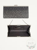 Inc International Concepts Carolyn Omar Glitter Clutch Evening Bag