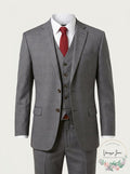 Lauren Ralph Lauren Men Wool Lined Two-Button Blazer, Grey Size 60 Long