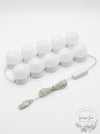 Vanity Lights for Mirror,Premtess Hollywood Style Vanity Lights with 10 dimmable