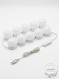 Vanity Lights for Mirror,Premtess Hollywood Style Vanity Lights with 10 dimmable
