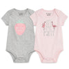 First Impressions Baby Girls Its My Party Graphic Bodysuit, 2Pack, Size Newborn