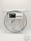 Everbilt Pack of 6 in, and 8 in. Galvanized Steel Worm Gear Clamp