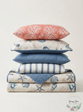 Madison Park Nantucket Coastal Quilted Coverlet Set, King, Blue