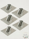 Lot of 5 Amerivent  4Ef Roof  Vent Flashing, 4inches