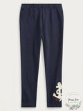Polo Ralph Lauren Toddler Girls Anchor Stretch Jersey Legging, Size 4T