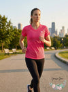 Mission Women's Vapor Active Stratus Short Sleeve Running T-Shirt, Size XS