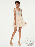City Studios Juniors Rhinestone & Tulle Fit & Flare Dress, Size 1