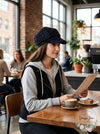 I.n.c. Plaid Newsboy Cap One Size