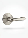 Emtek Privacy Lever Set with Modern Rosette and Basel Levers