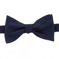 Tommy Hilfiger Mens Textured Stripe to-Tie Silk Bow Tie