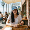 August Hats Womens LA Baseball Cap Denim Chambray, One size