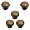 Hickory Hardware Cottage 1-1/8 Inch Mushroom Cabinet Knob, 5 Pack