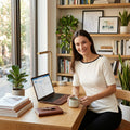 Lauren Ralph Lauren Velvet-Trim Boatneck Top, Size Medium