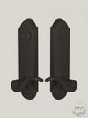 Emtek 5368-US10B Oil Rubbed Bronze Annapolis 2-Point Dummy Lockset