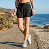 Puma Womens En Pointe Long Shorts, Black, Size Small