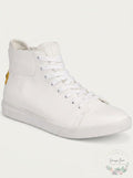 KINGSIDE Mens William High-Top Sneaker Size 9.5 White
