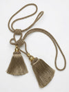 Tulip Resin Tie Back in Hemp Lot of 2