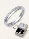 Giani Bernini Cubic Zirconia Band in Sterling Silver, Size 8