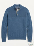 Club Room Mens Ribbed Four-Button Sweater, Size Large