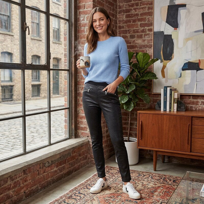 Blanknyc Coated Legging Jeans in Spartacus, Size 25