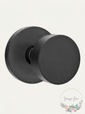 Emtek Concealed Fastener Passage Set with Disk Rosette and Round Knobs