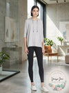 Dkny Sport Flocked-Logo High-Waist Leggings