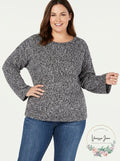 Style & Co Plus Size Relaxed Marled Sweater, Size 3X
