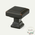 Emtek 86296 American Designer 1-5/8 Inch Square Cabinet Knob