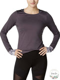 Jessica Simpson The Warm Up Juniors Open-back Compression Top, Large