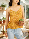 Hippie Rose Juniors Textured Lace-Trim Camisole, Size  XS