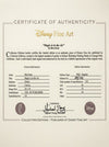 Disney Fine Art Magic is in the Air by Bret Iwan Certificate of Authenticity