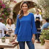 Charter Club Petite Crochet-Hem Tunic, Size PP