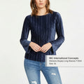 INC Womens Drapey Long Sleeves T-Shirt, Size XL