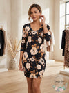 Venus Casual Detail-floral Dress-Size-M