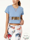 Puma Exposed Metallic Logo T-Shirt Size Small