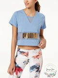 Puma Exposed Metallic Logo T-Shirt Size Small