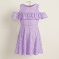 Epic Threads Toddler Girls Floral Lace Dress, Purple, Size 3T