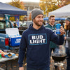 Bud Light Logo Mens Hoodie, Size Small