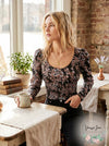Free People Womens Long Sleeve Scoop Neck Top , Size XS